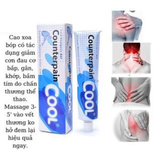 Dầu Xoa Bóp Nóng Và Lạnh Counterpain Thái Lan 120gr