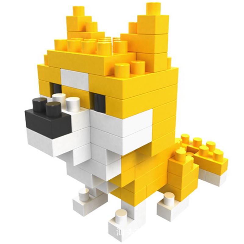 Bộ Đồ Chơi Lắp Ráp Hình Động Vật Hoạt Hình Sáng Tạo Cho Trẻ Em