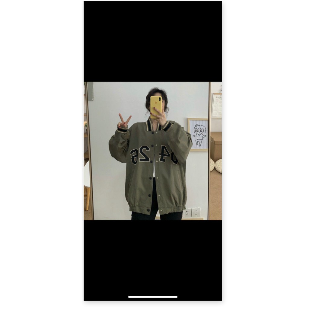 ÁO KHOÁC NỮ BOMBER NÚT BẤM  5426 THỜI TRANG ÁO KHOÁC MỌI THỜI ĐẠI