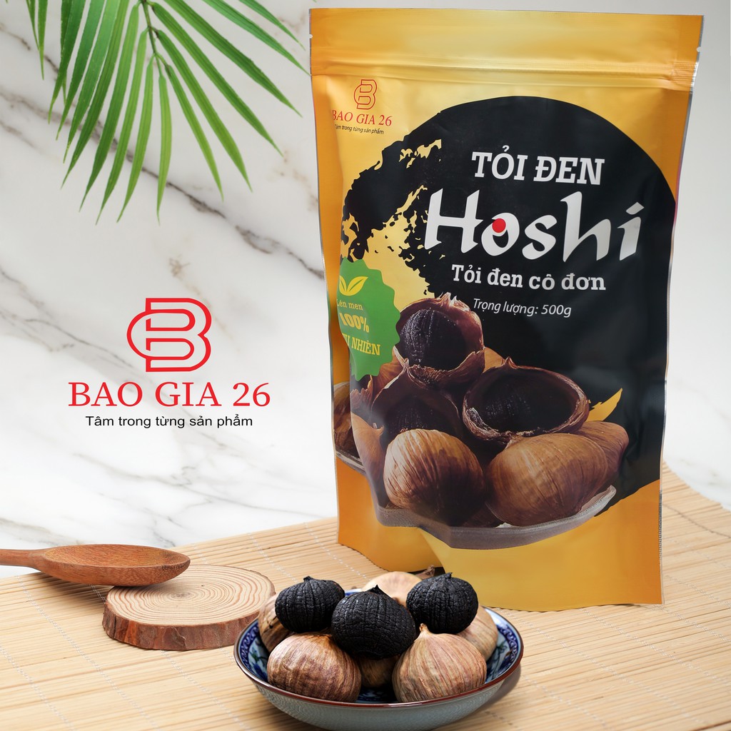 Tỏi Đen Cô Đơn Hoshi - 100% Lên Men Tự Nhiên 90 Ngày - Loại 1