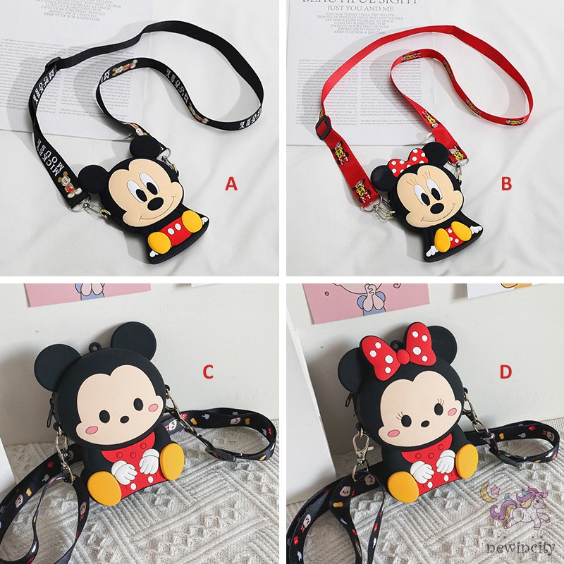 Túi Xách Tay Hình Chuột Mickey / Minnie Đáng Yêu Cho Bé