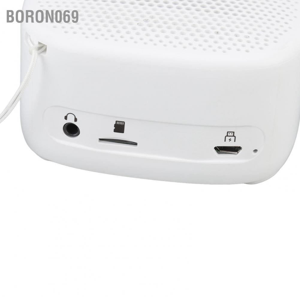 Boron069 Máy tạo âm thanh khi ngủ điều chỉnh thời gian thông minh Âm lượng có thể USB Sạc máy tiếng ồn trắng cho Văn phòng tại nhà Du lịch