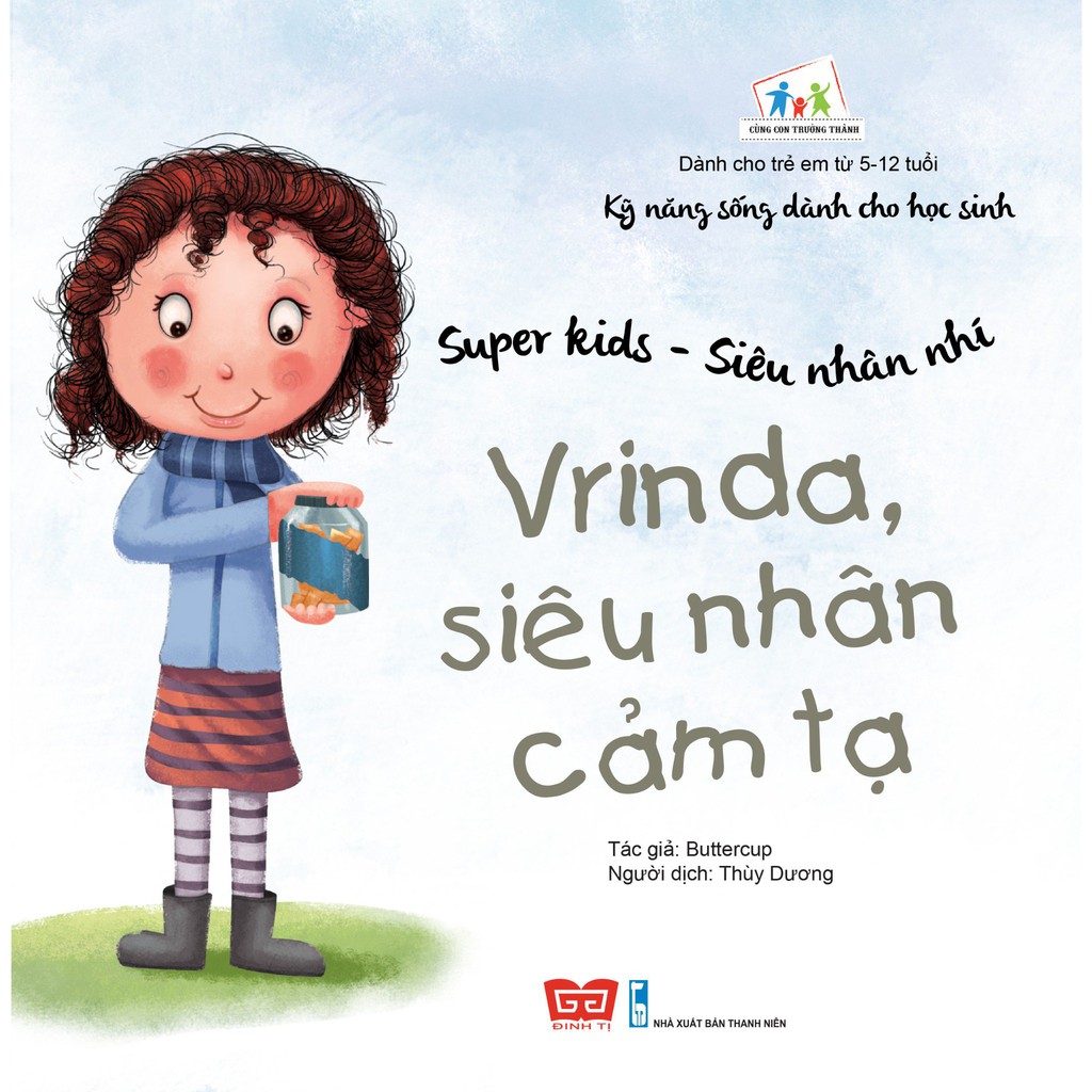 Sách - Super kids - Siêu nhân nhí - Vrinda, siêu nhân cảm tạ