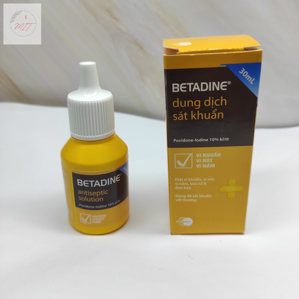 Dung Dịch Betadine Sát Khuẩn, Súc Họng, Phụ Khoa 125ml