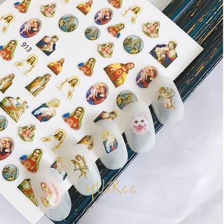 Sticker Nails 3D Thiên Thần - Hình Dán Móng Tay