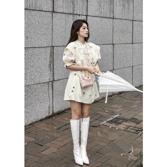 ĐẦM DOLL XÔ THÊU HOA