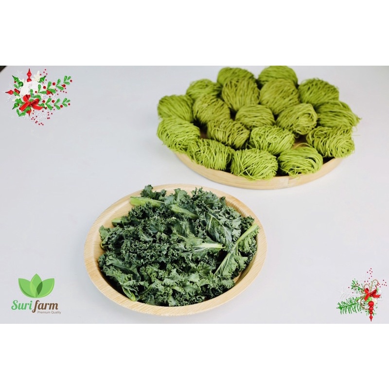 Mì Cải Kale hữu cơ Suri Farm cho bé ăn dặm | Mì Cải Kale ăn kiêng, eat clean