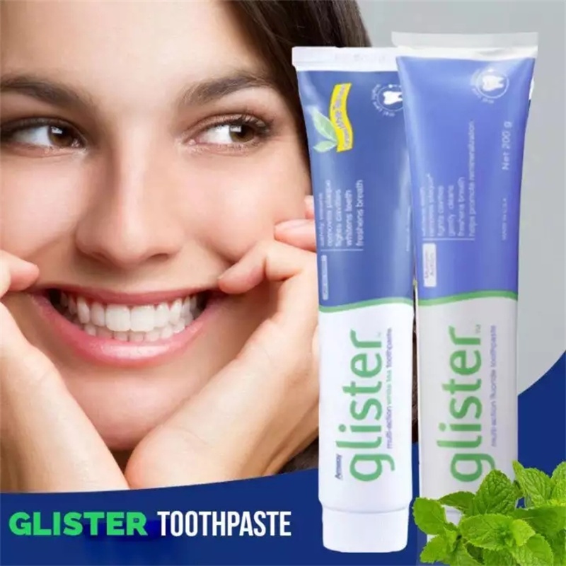 Kem Đánh Răng Đa Năng Glister (200G) / Amway Tea Mint Glister Ubat Gigi Berfluorida