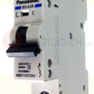 [Rẻ vô địch] Cầu dao tự động 1 pha 16A - 20A - 32A - 40A - 63A panasonic MCB
