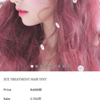 NHUỘM TÓC 3CE MÀU HỒNG BABE