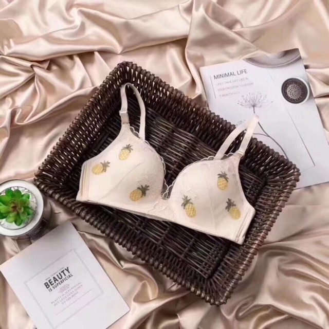 Áo lót su ren không gọng hình hoa quả