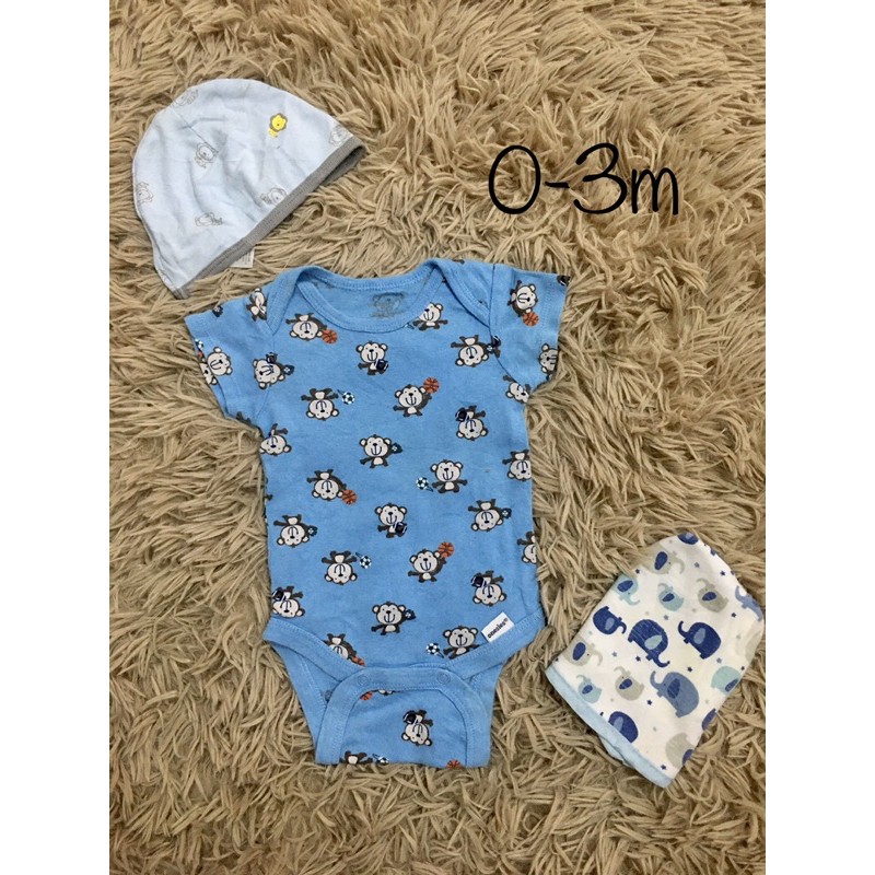 Body bé trai mỹ úc size 0-3m. Hàng auth chất mát