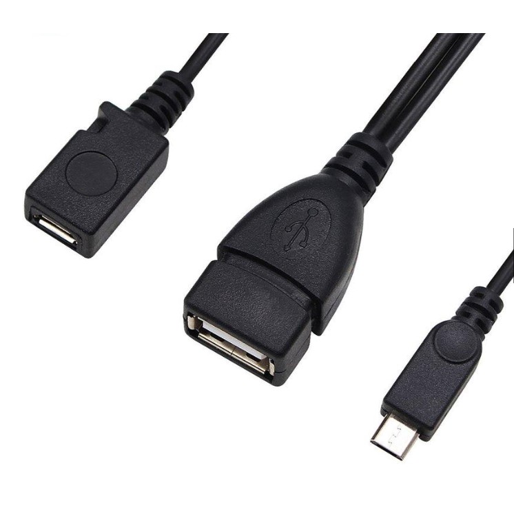 Cáp micro usb otg dành cho fire stick, fire tv, onn box