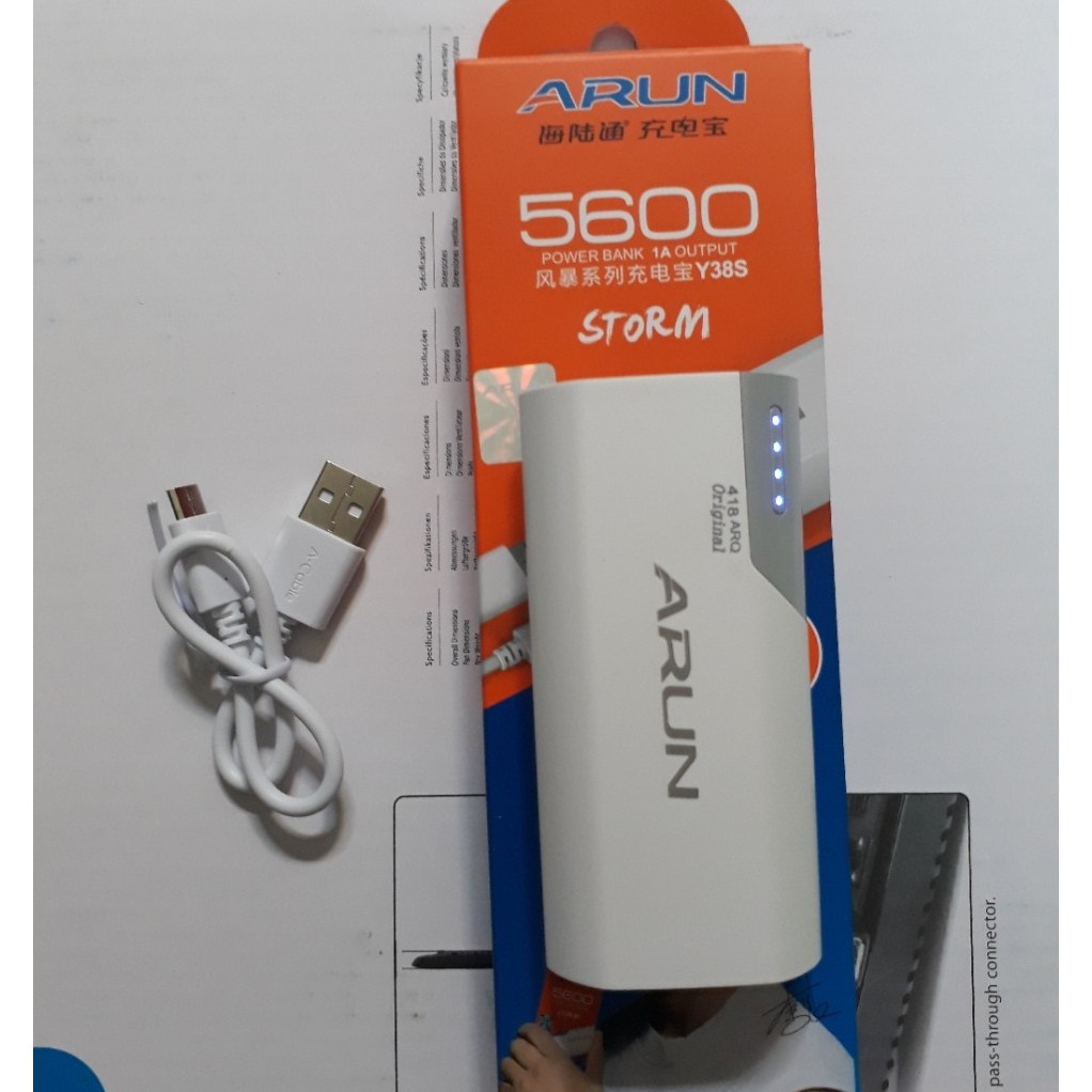 Sạc dự Phòng 5600 mah chính hãng Y38 - 5.600mah