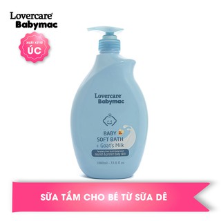Sữa Tắm Em Bé Babymac Baby Soft Bath Goat’s Milk (1L)