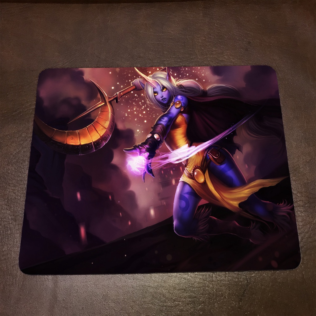 Lót chuột máy tính League of Legends SORAKA - Mẫu 1 Mousepad cao su êm ái, nhận in theo yêu cầu