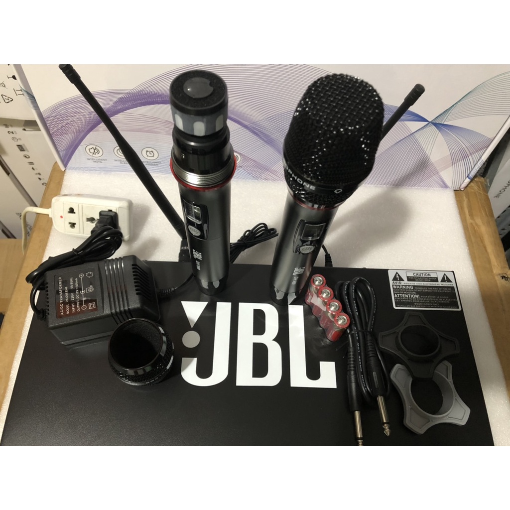 MICRO KARAOKE KHÔNG DÂY CAO CẤP JBL - DH999 - HÀNG CHÍNH HÃNG - CẢM BIẾN GIA TỐC - TỰ NGẮT - HÁT LÀ HAY