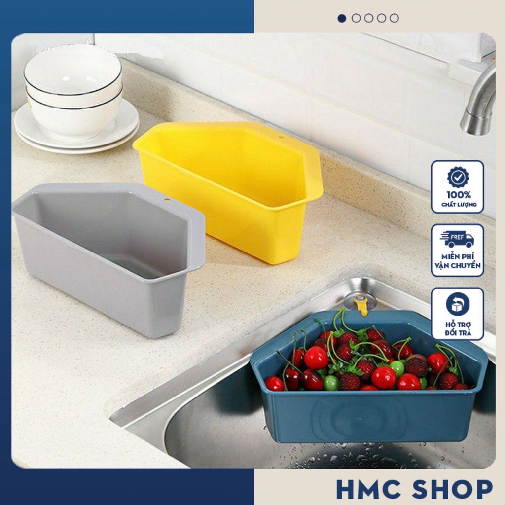 [Bồn Rửa Bát] Khay nhựa tam giác đa năng lọc rác bồn rửa chén Tiện Lợi