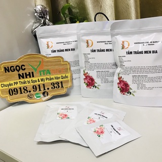 Set tắm trắng men bia