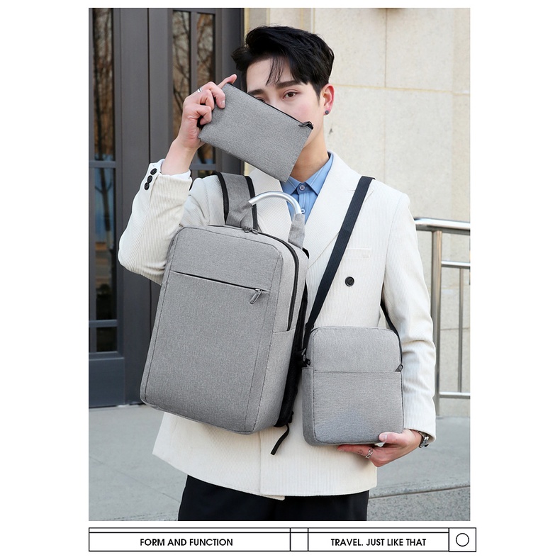 Ba Lô Đi Học Đa Năng Chống Thấm Nước Thoáng Khí Phong Cách Doanh Nhân 2022