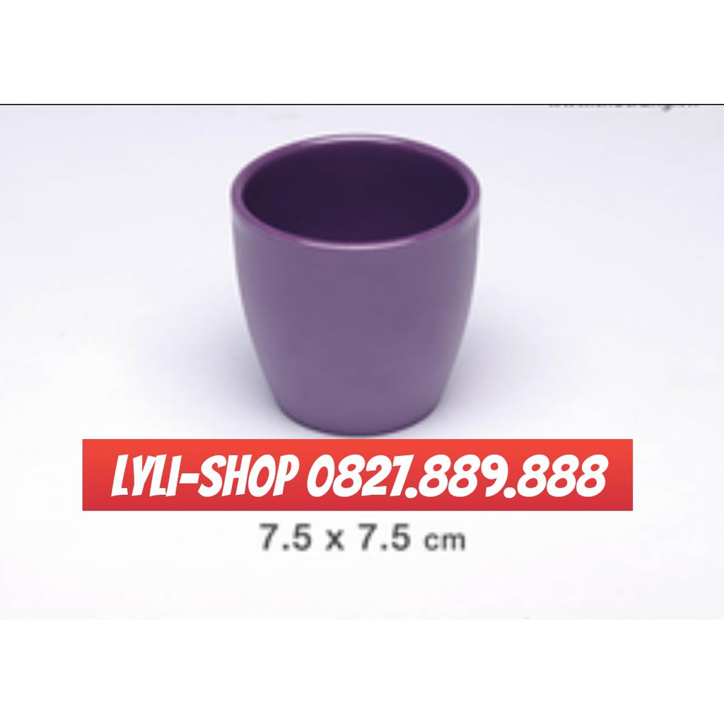 Ly Lùn Uống Nước Đủ Màu Melamine Nhám Rớt Không Bể 200ml Thái Lan