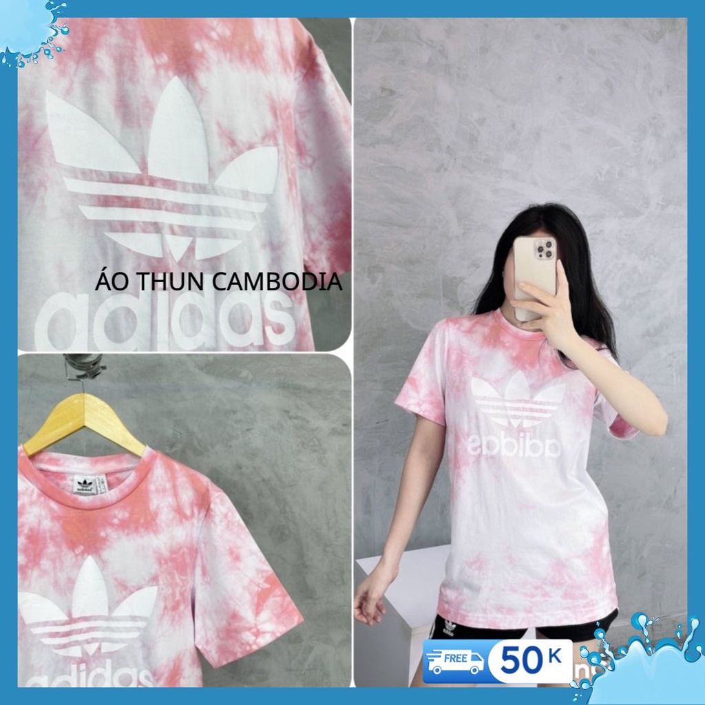 Áo thun adidas Nam Nữ Ngắn tay không cổ Unisex cao cấp
