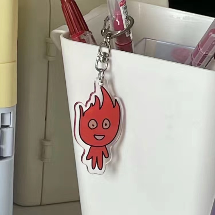 Móc Khóa Acrylic Hình Hello Kitty Cơ Bắp Kuromi Pie Dastar
