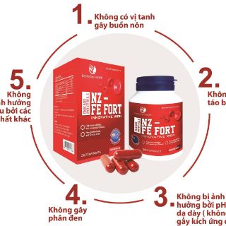 Viên Sắt Hữu Cơ NZ- FE FORT
