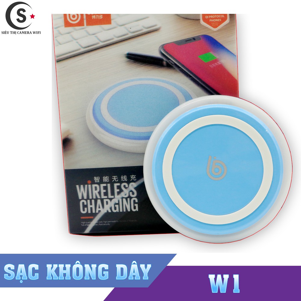 Sạc Không Dây Boliduo W1 || Công nghệ sạc không dây tiên tiến || Tương thích tất cả các dòng máy