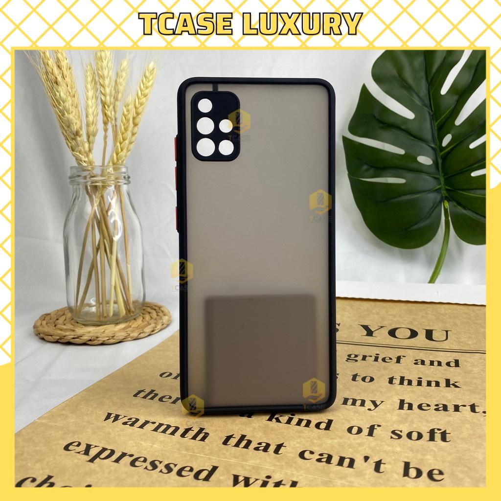 Ốp lưng Samsung Galaxy A51 - Ốp Basic nhám chống sốc bảo vệ camera