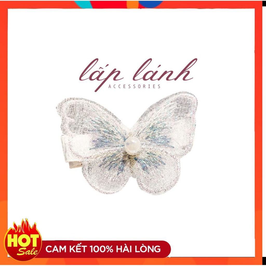 [Có sẵn] KẸP MÁI CHOKER HÌNH BƯỚM THÊU 3D QUYẾN RŨ DÂY CHUYỀN PHONG CÁCH HÀN QUỐC