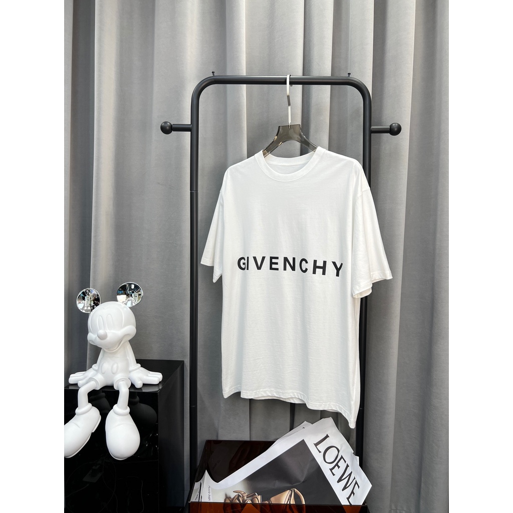 Áo Thun Cotton Tay Ngắn Cổ Tròn In Chữ G1venchy 2022 Size S-4XL