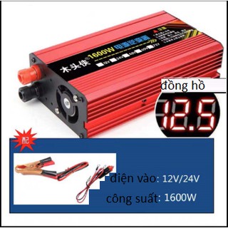 Bộ kích điện 12v lên 220v 1600w