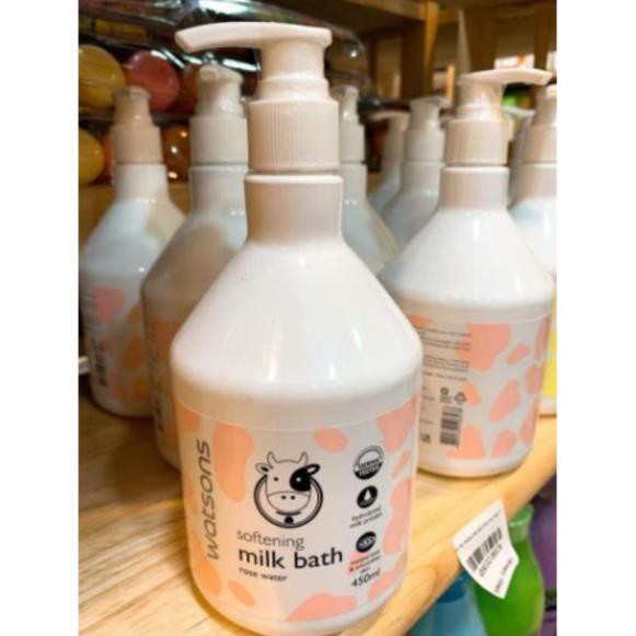 Sữa Tắm Con Bò Watsons Milk Bath Thái Lan 450ml