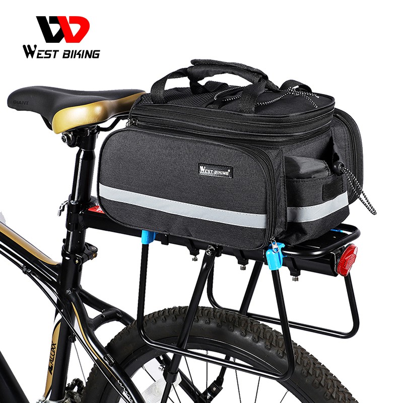 Túi đựng đồ gắn yên xe đạp leo núi WEST BIKING cỡ lớn chống thấm nước tiện lợi