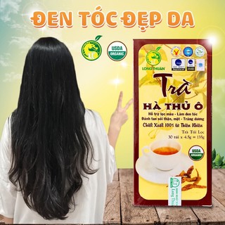[ Hẻm Nhà Quê ] Trà Hà Thủ Ô LONG THUẬN hỗ trợ làm đen tóc từ bên trong an toàn hiệu quả