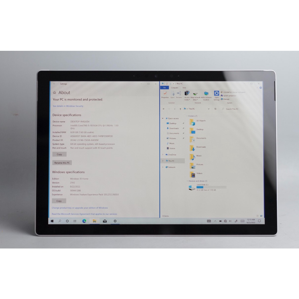 Máy tính bảng Surface Pro 7 | SSD 128GB | core i5 | RAM 8GB | 97% 19371