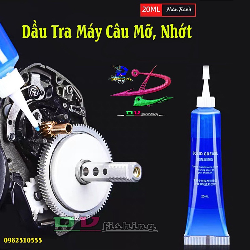 Dầu mỡ Tra, Bảo Dưỡng máy câu cá, bôi trơn vòng bi bảo vệ máy Loại 1