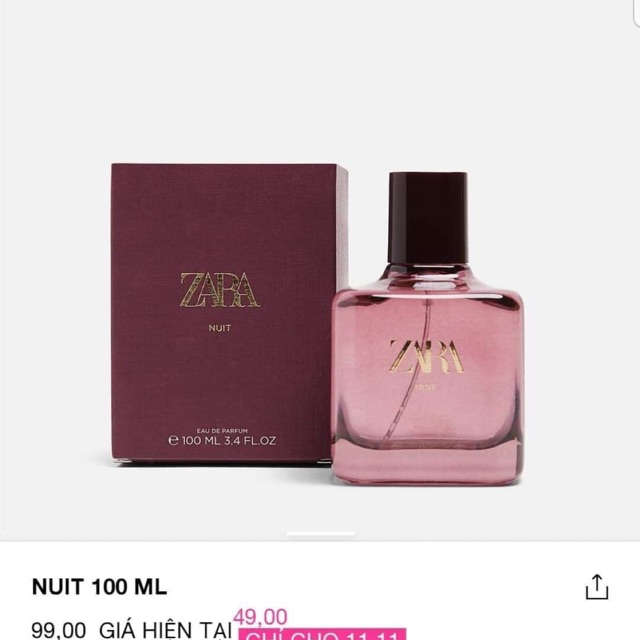 Nước hoa zara seo 50%