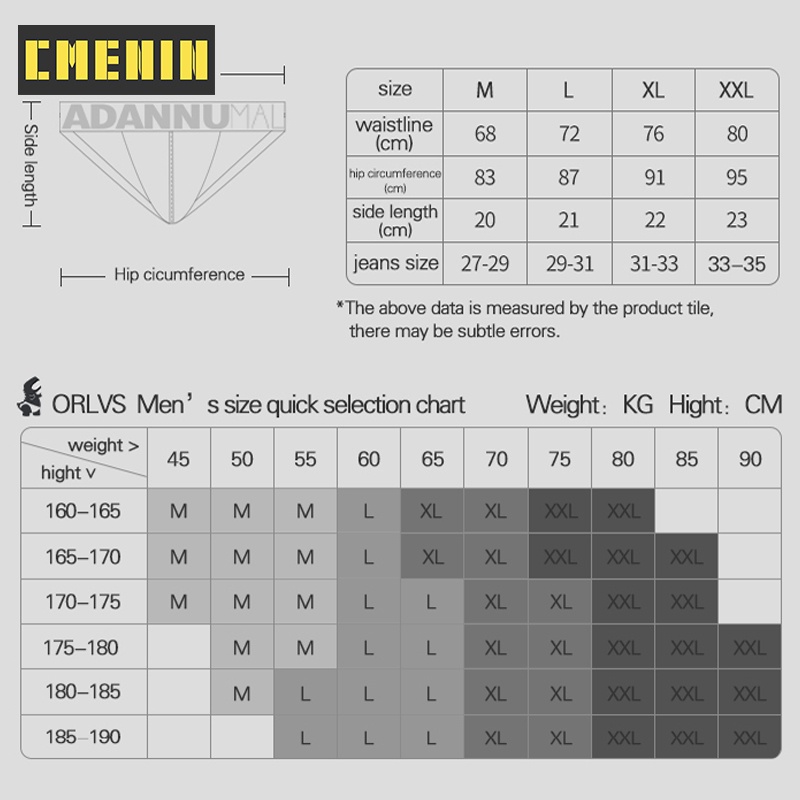 1 quần lót nam CMENIN AD7120 chất liệu cotton gợi cảm