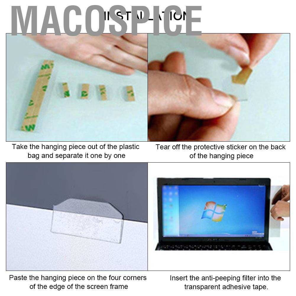 [ Hàng Hot ] Miếng Dán Màn Hình Chống Nhìn Trộm Macospice 18.5 Inch Cho Máy Tính 16: 9 | BigBuy360 - bigbuy360.vn