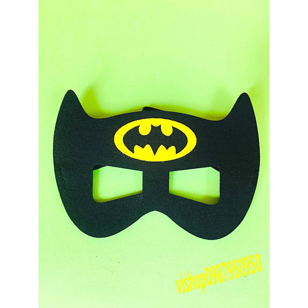 Full Bộ Áo Choàng Siêu Nhân - Người nhện - batman cho bé - Halloween + Kèm mặt Nạ mã XQV85 ETool Set