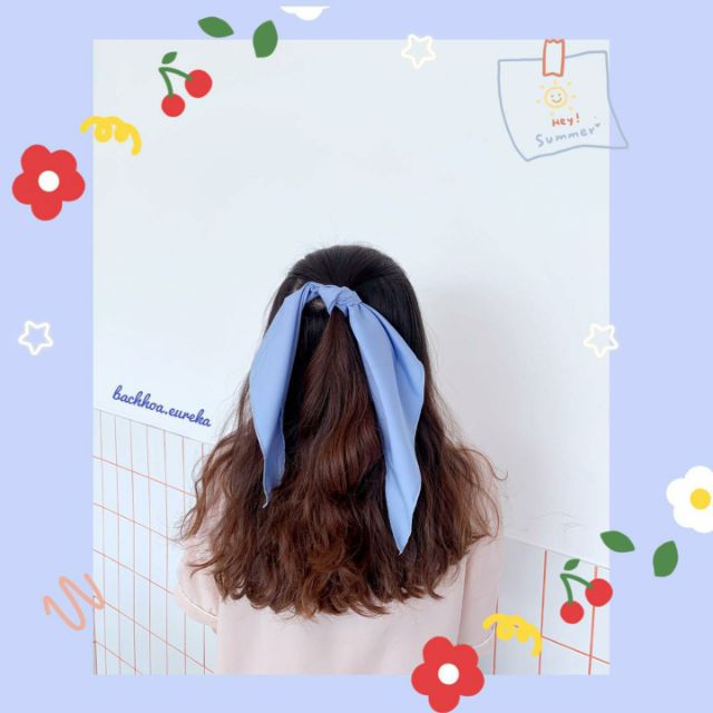 Cột tóc Triangle Turban Trơn/ Bandana
