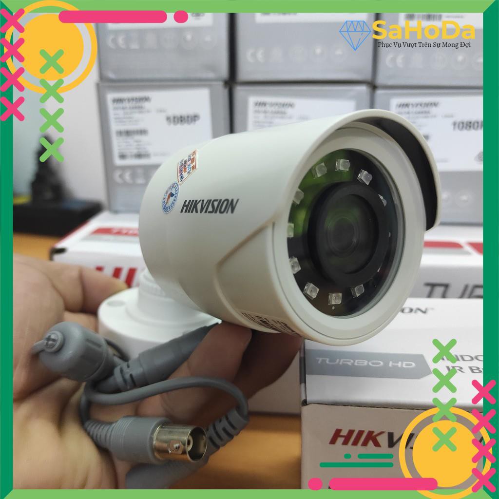 Trọn bộ 5/6/7/8 camera Hikvision Full HD DS-2CE16B2-IPF 2.0MP và DS-7108HGHI-F1