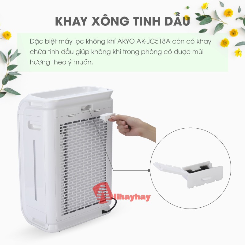 Máy lọc không khí tạo ẩm AKYO AK-JK518A - FREE SHIP