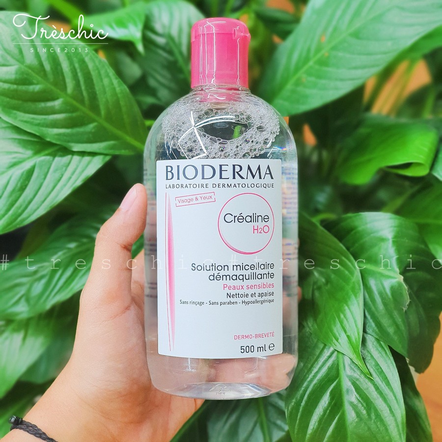 Nước tẩy trang Bioderma H2O hồng dành cho da nhạy cảm | BigBuy360 - bigbuy360.vn