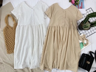 Váy bbd chấm bi