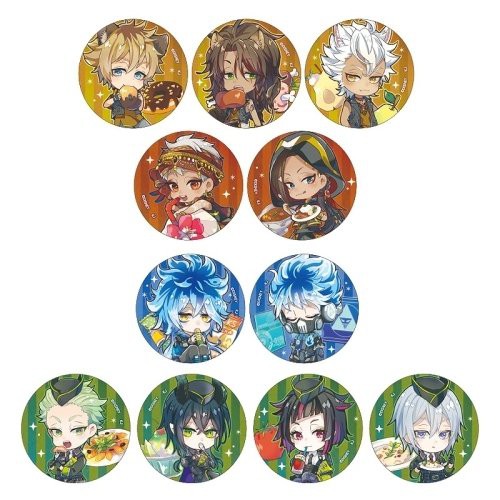 Combo 11 huy hiệu cài áo IN HÌNH Twisted-Wonderland ver đồ ăn game chibi dễ thương tiện lợi