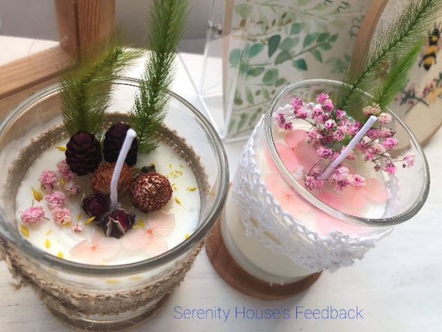 Nụ hoa hồng khô dùng trang trí resin, thiệp, nến handmade