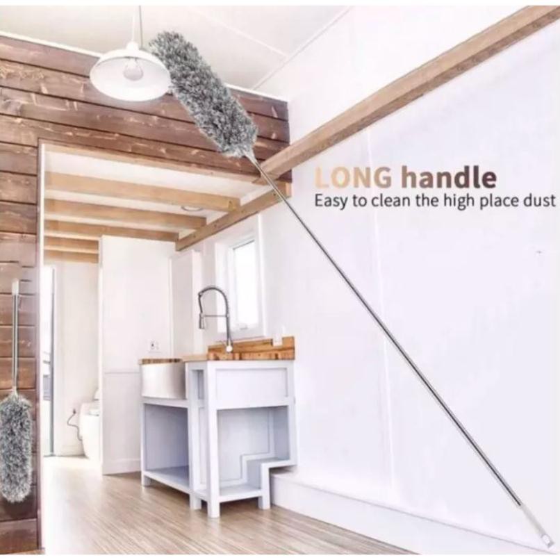 CHỔI QUÉT TRẦN NHÀ, QUÉT BỤI BẨN TRÊN CAO TIỆN LỢI CÓ ĐẦU UỐN CONG TIỆN DỤNG (HÀNG ĐẸP)